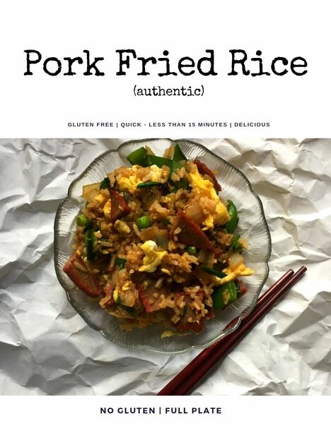 Pork Fried Rice - No Gluten | Full Plate